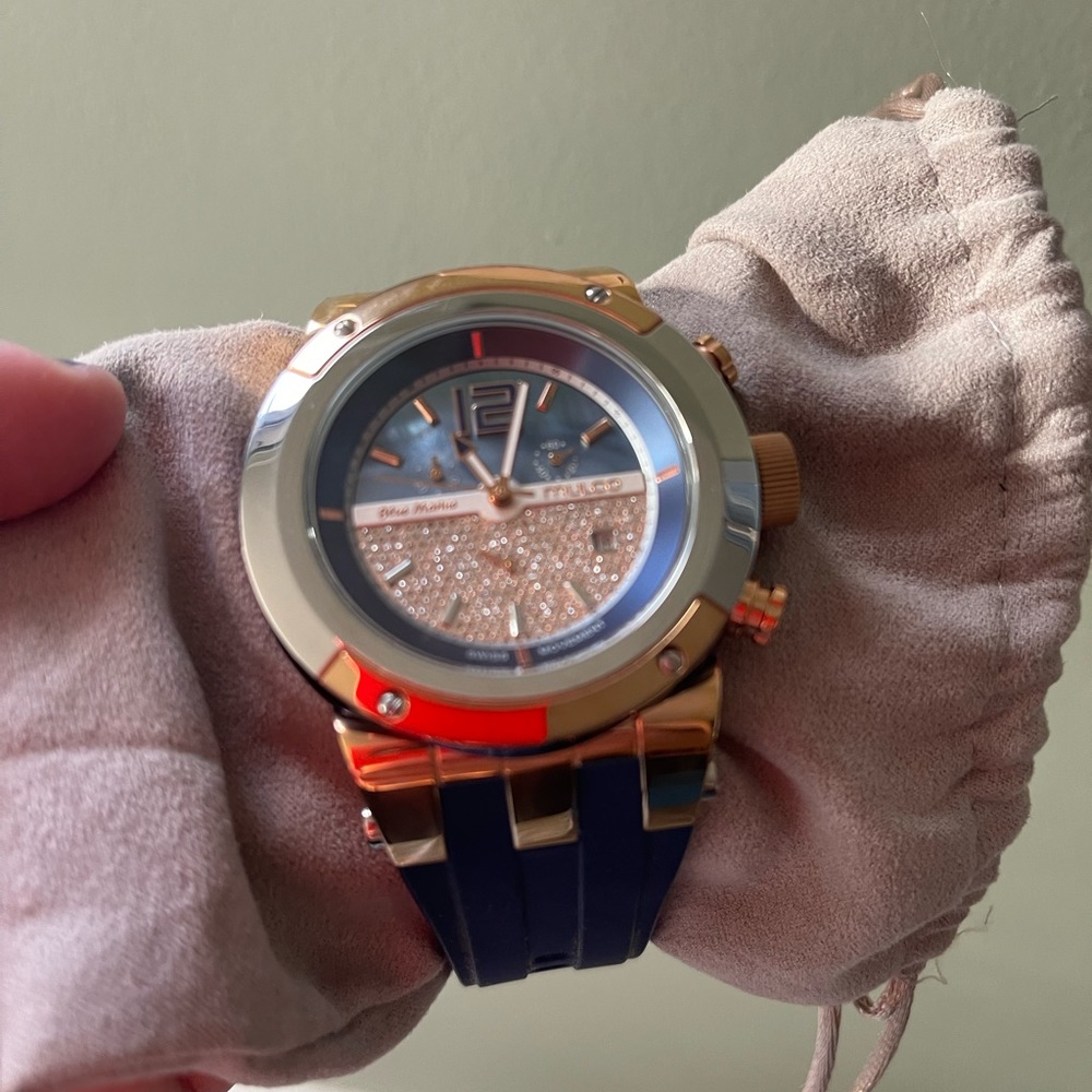 MULCO Blue Marine watch. Excellent condition